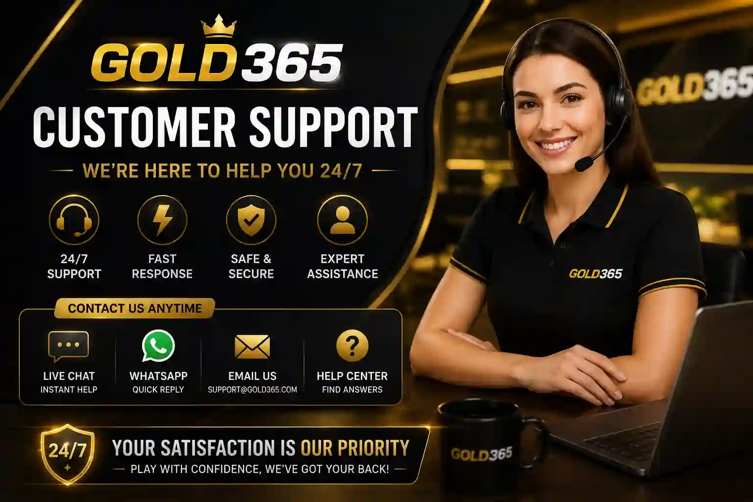 gold365 customer support
