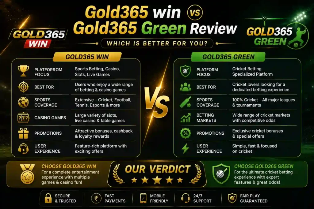 gold365 win vs gold365 green