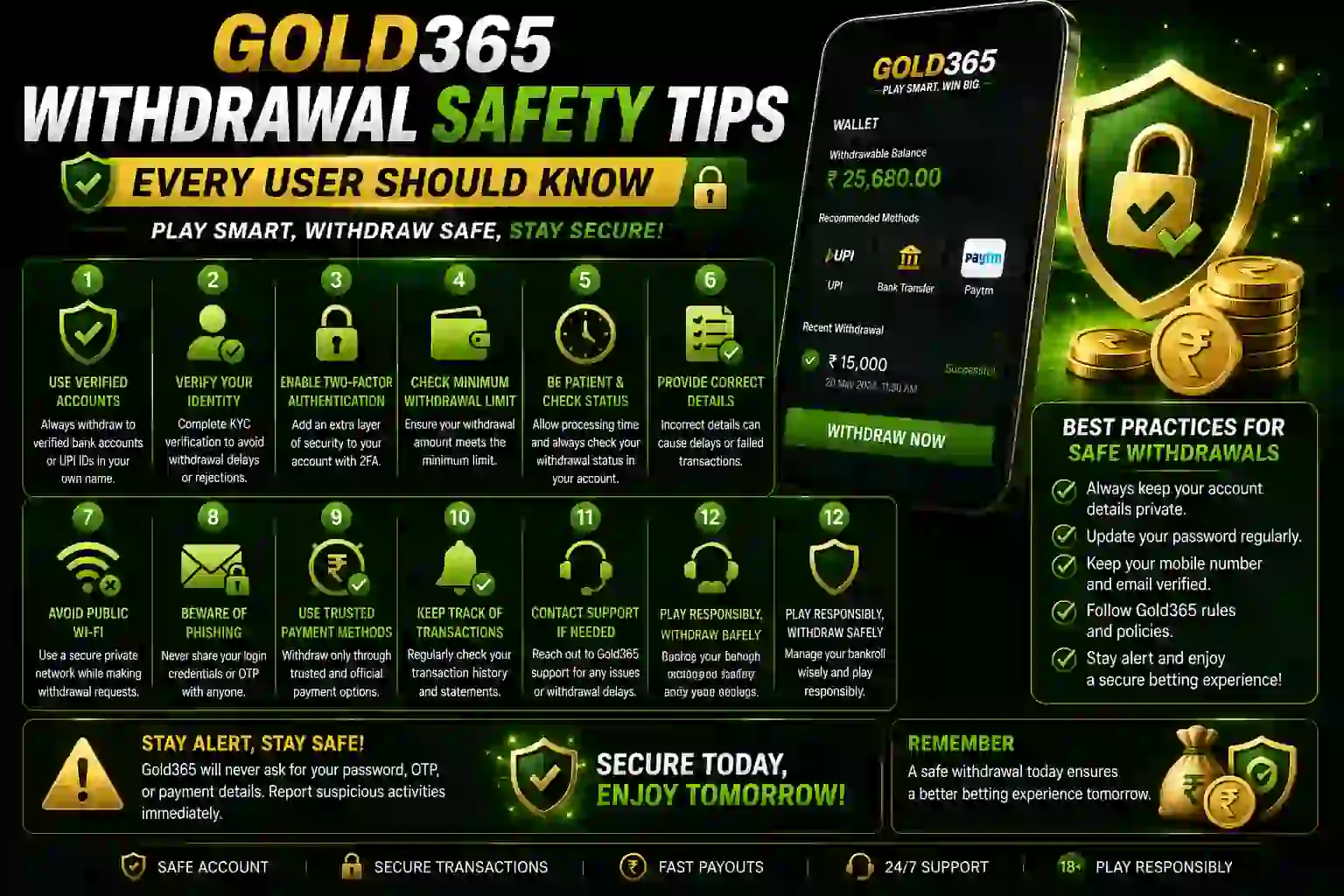 gold365 withdrawal tips